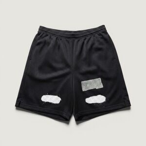 Off-White Shorts Mirror Mirror Mesh Black Medium